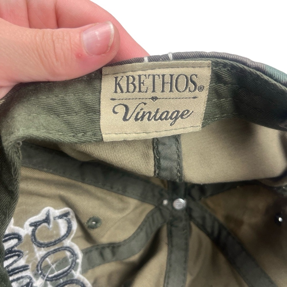 KBETHOS Vintage Baseball Cap OS Adjustable Camouflage Distressed Dog Mom Casual - Picture 6 of 7